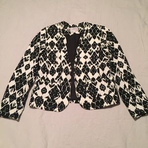Ann Taylor Loft Petite Linen Blend Summer Blazer